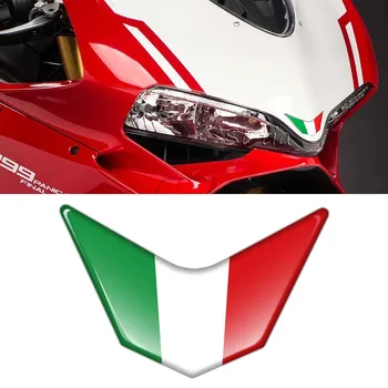 3D Dervos Motociklo Priekinio Lauktuvės Lipdukai Italija Lipdukas Atveju, Ducati 959 969 1199 1299 PANIGALE V4 S R SUPERSPORT