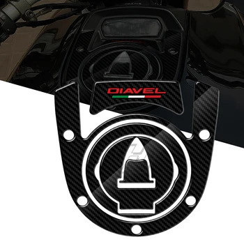 3D Motociklo Bakas Trinkelėmis Apsaugos Kuro Dangteliu Lipdukai Atveju, Ducati Diavel Modelių Anglies ieškoti