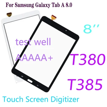 Naujas T385 TouchScreen Samsung Galaxy Tab 8.0 SM-T380 T380 Jutiklinio Ekrano Skydelis T385 skaitmeninis keitiklis Jutiklis Priekinio Stiklo Ne LCD